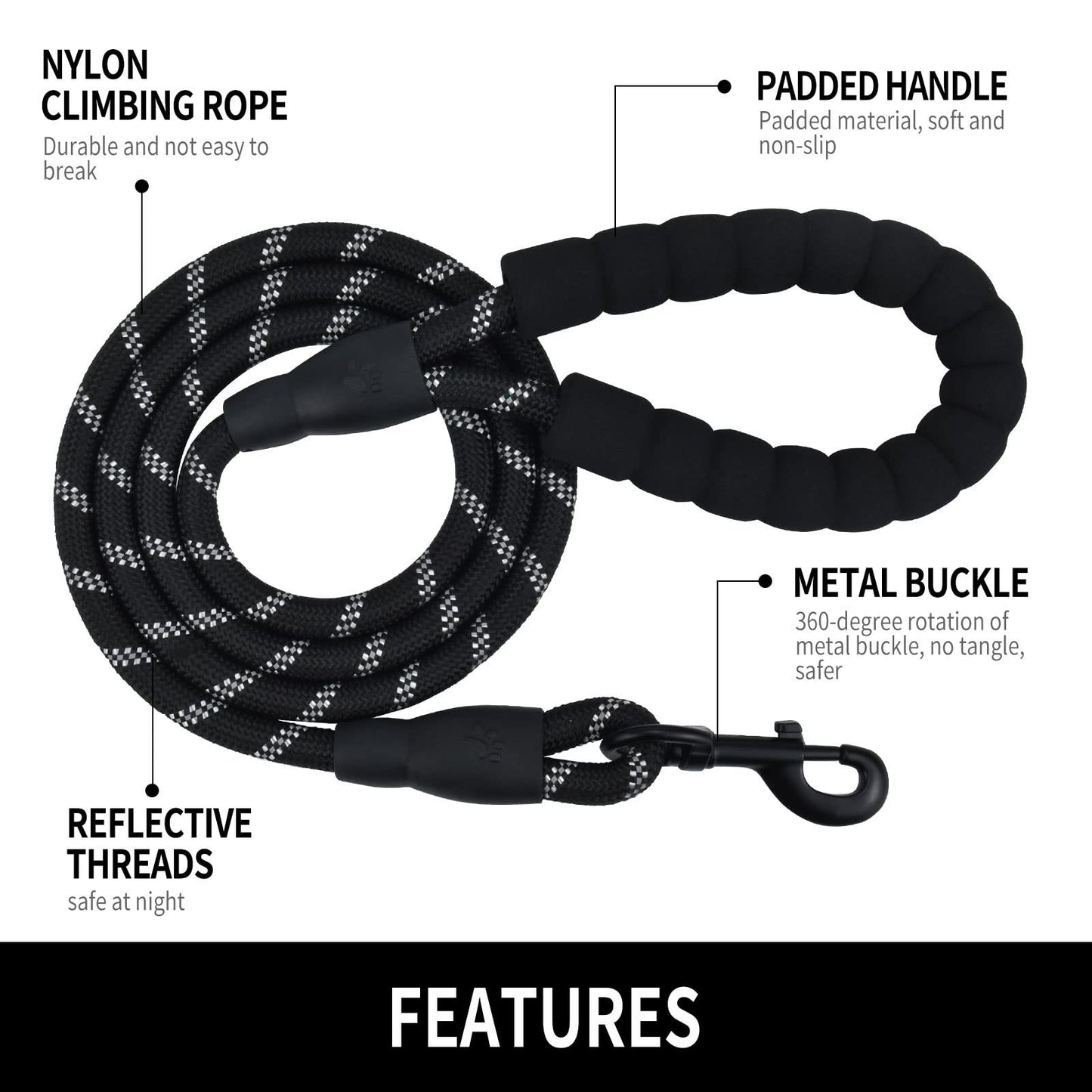 Nylon Dog Walking Leash